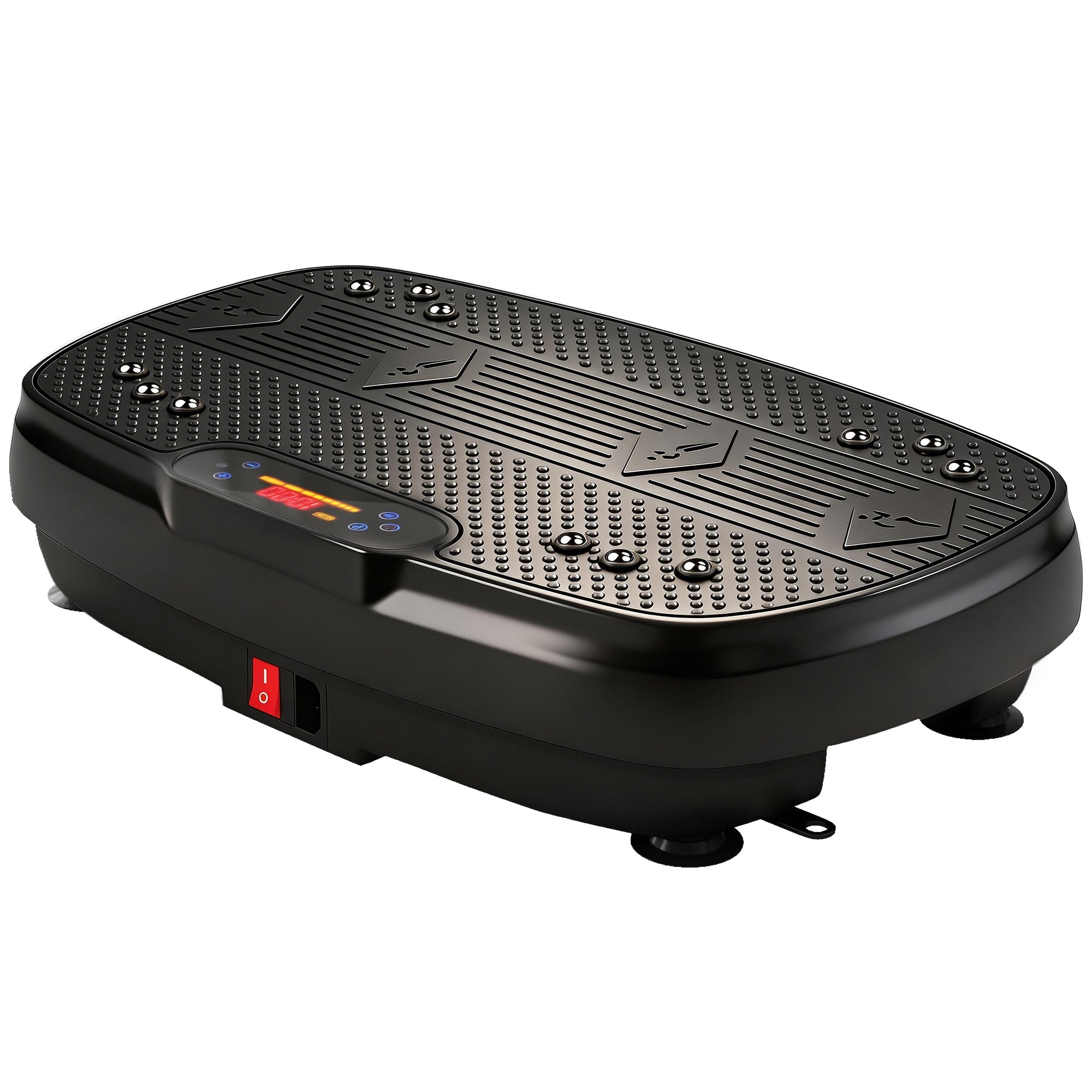 SPORTNOW Vibration Plate Exercise Machine with 120 Speed Levels, 5 Programs, Quiet Vibrating Plate with Resistance Bands