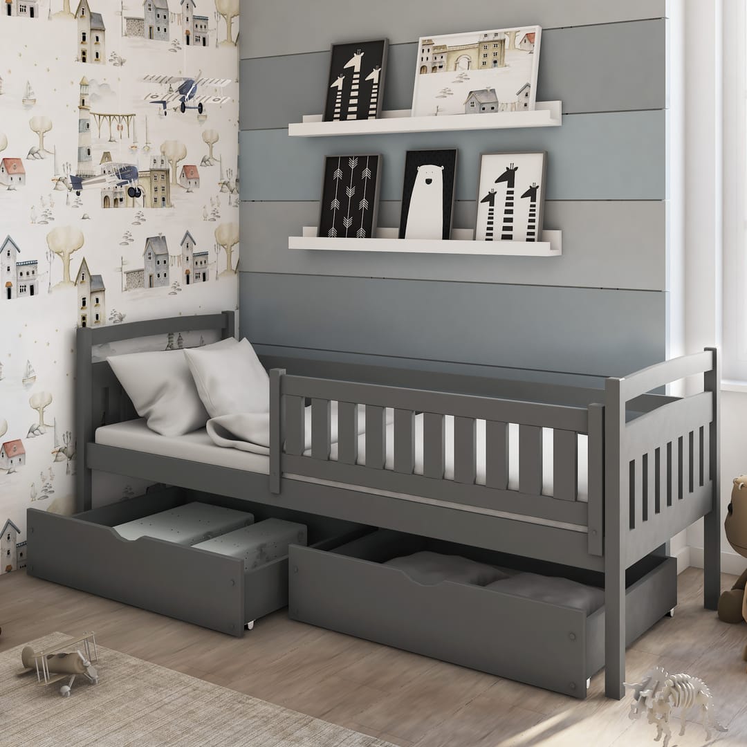 Wooden Bed Terry with Storage