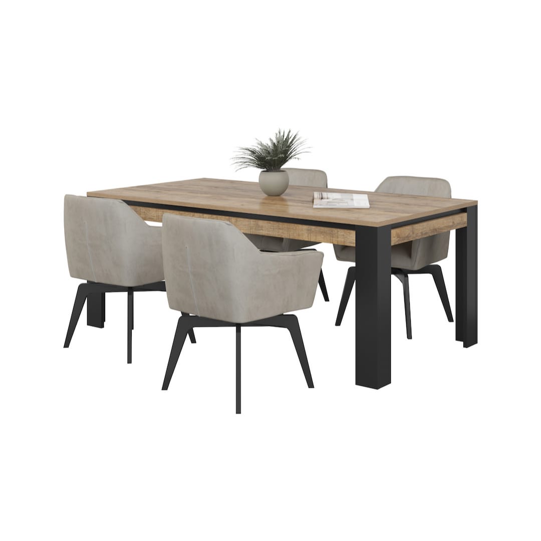 Tudor 94 Dining Table 195cm