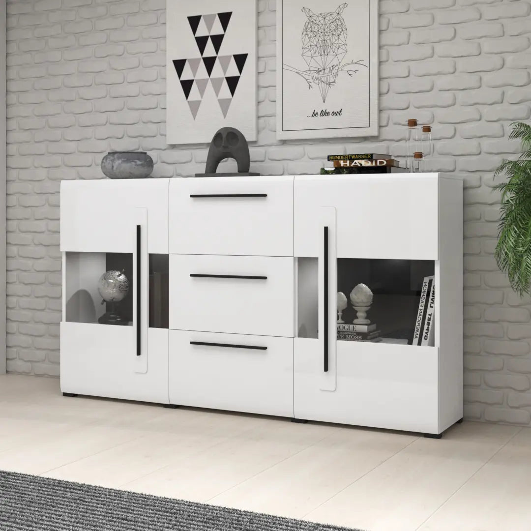 Tulsa 28 Display Cabinet 180cm