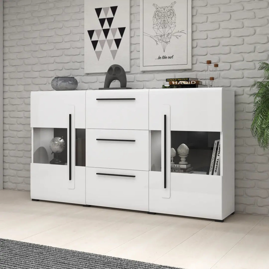 Tulsa 28 Display Cabinet 180cm