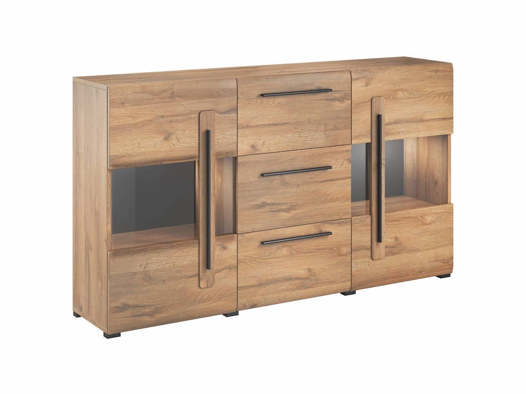 Tulsa 28 Display Cabinet 180cm