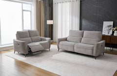 Kensley 3 Seater Sofa Grey (Power Recliner)