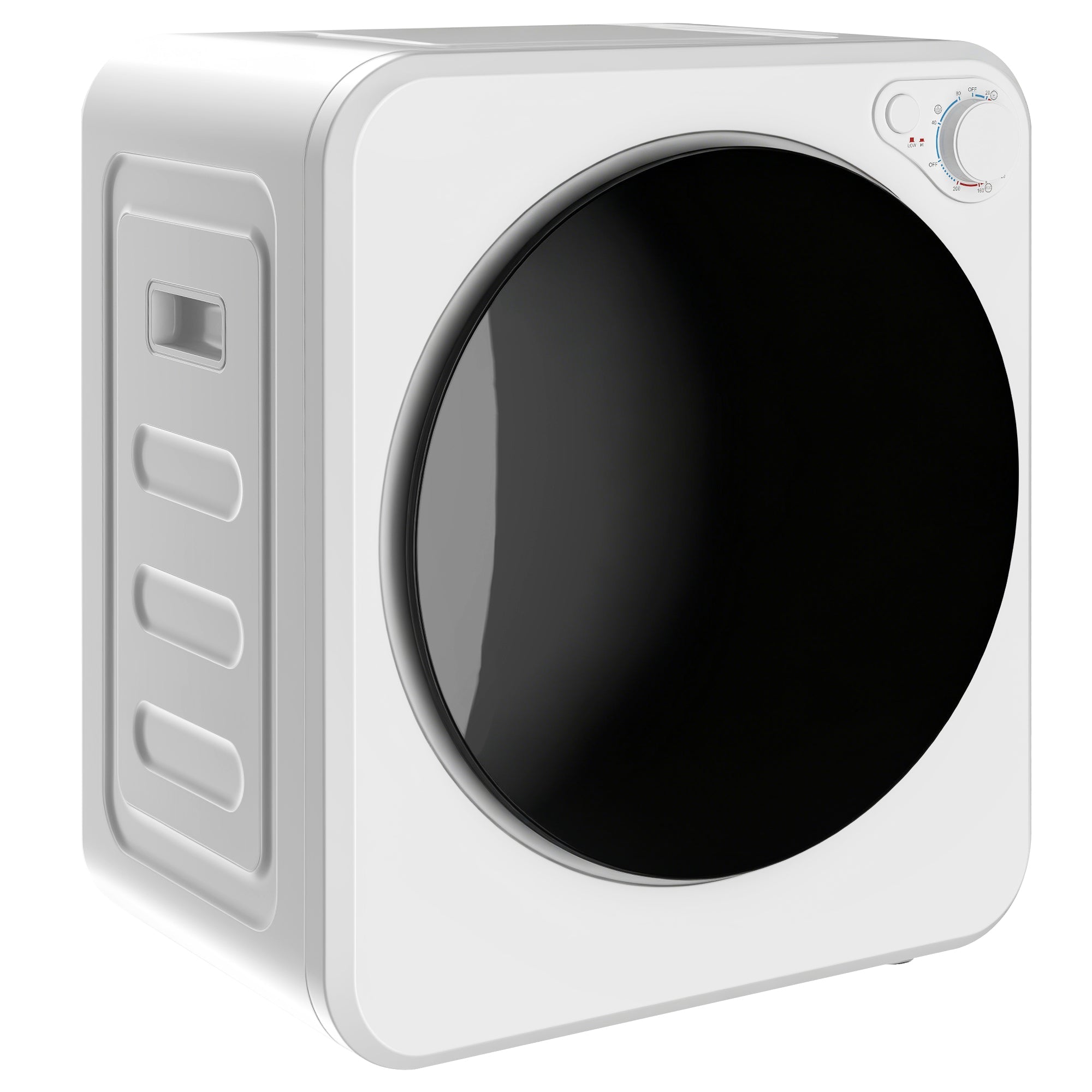 HOMCOM 4kg Front Load Laundry Dryer, Portable Clothes Dryer with 2 Power Modes, 400W/800W, White