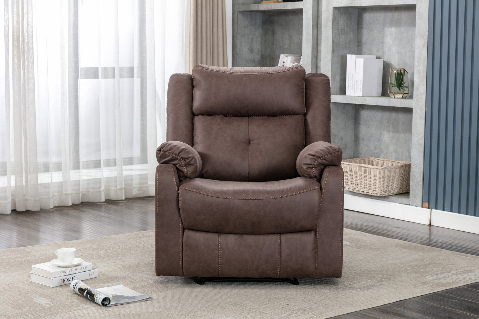 Cavsey 3 Seater Sofa Chestnut Brown (Recliner)