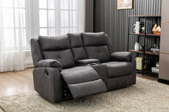 Cavsey 2 Seater Sofa Grey  (Recliner)