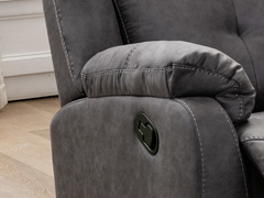 Cavsey 2 Seater Sofa Grey  (Recliner)