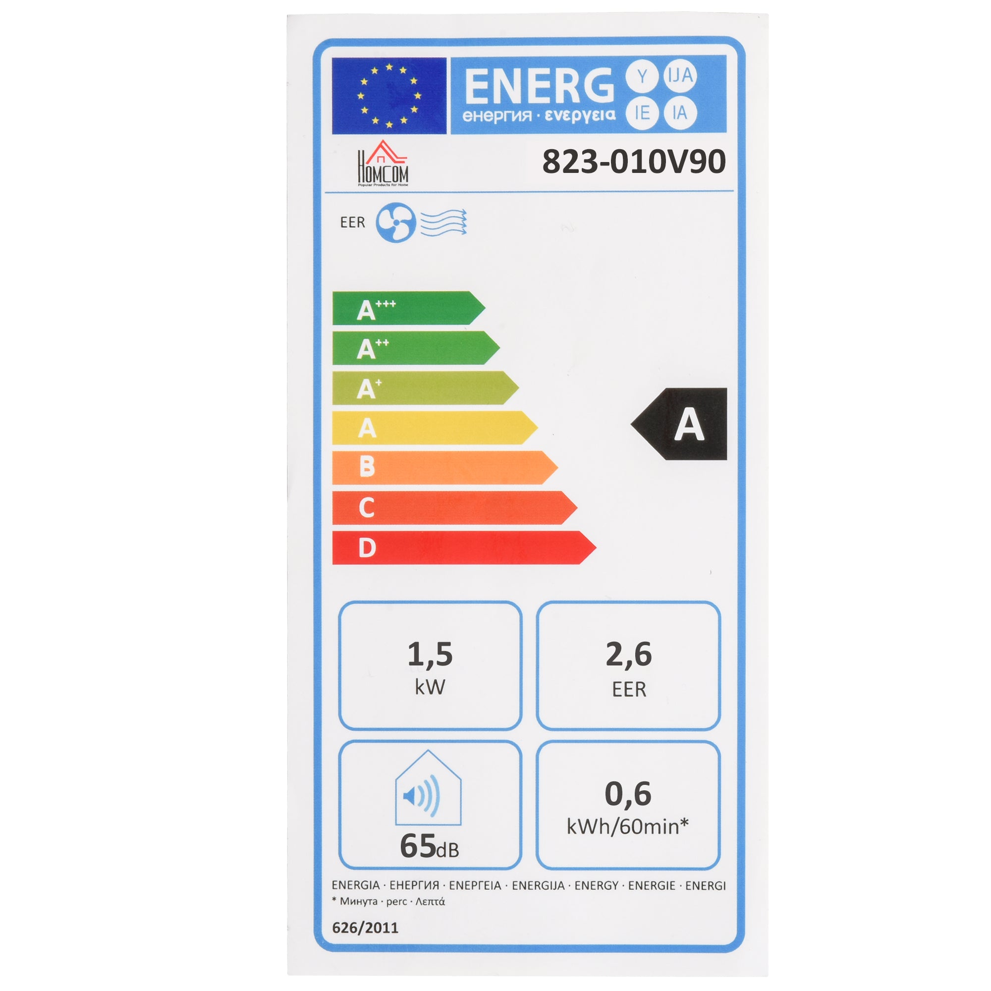 HOMCOM 8000 BTU Air Conditioning Unit, 3-in-1 Portable Air Conditioner, Dehumidifier, Cooling Fan with Remote Control, Digital Display, 2 Speeds, 24H Timer, Window Venting Kit, 18m√Ç¬≤