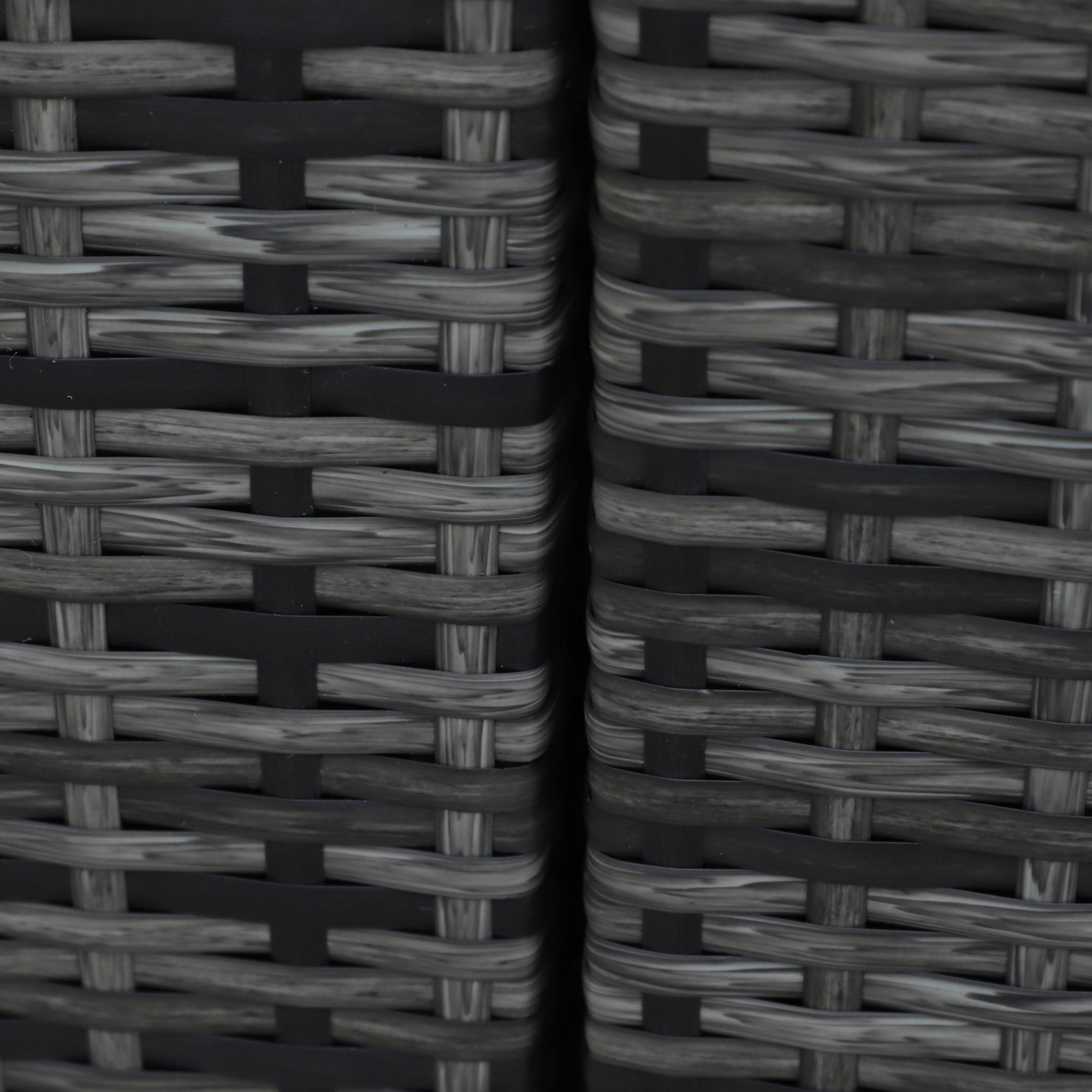 Outsunny 8 Piece Rattan Corner Sofa Set with Wide & Deep Seat, Assembled Aluminium PE Rattan Garden Furniture Set with Thick Cushions and Glass Top Table for Outdoor, Conservatory, Grey