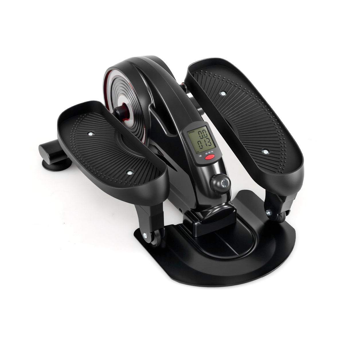 Under Desk Elliptical Pedal Exerciser Adjustable Magnetic Resistance and Whisper Quiet-Silver