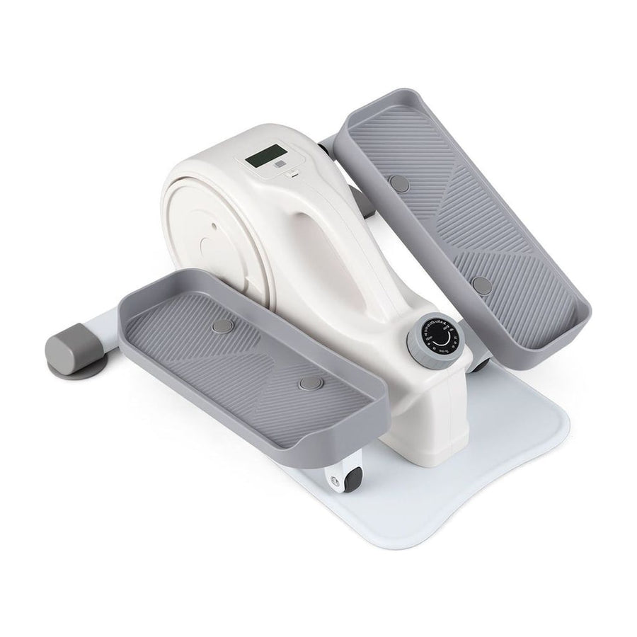 Under Desk Elliptical Pedal Exerciser with Forward-White