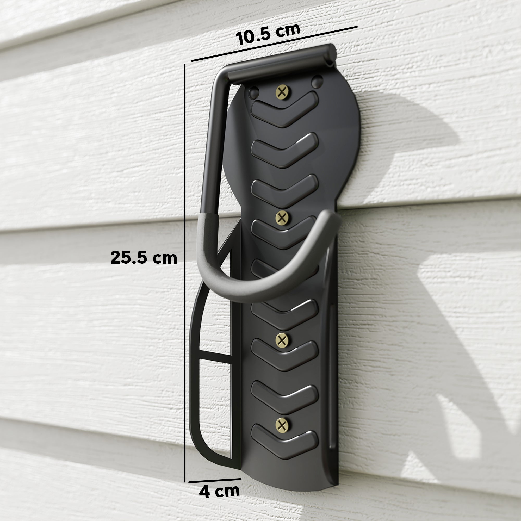 SPORTNOW 4 Pack Bike Rack, Wall Mounted Bicycle Hanger Hook, Foldable Garage Bike Wall Rack, Bicycle Storage Holder for Indoor Outdoor Use