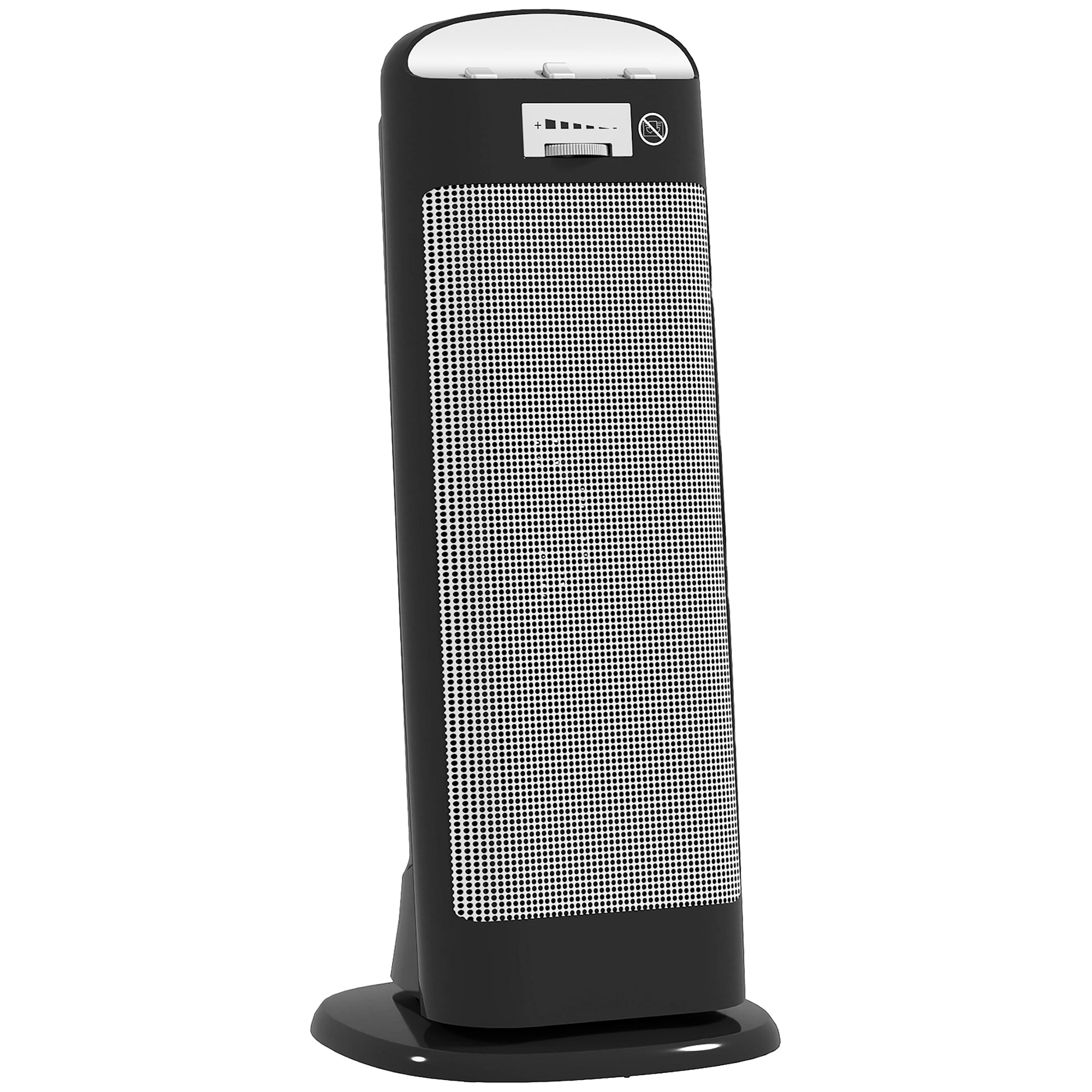 HOMCOM Ceramic Space Heater, 2000W Fan Electric Heater with 4 Modes, Adjustable Thermostat, 55Â° Oscillation, Tip-Over and Overheat Protection for Bedroom, Home Office, Black