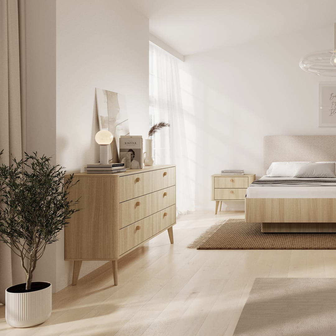 Viki Bedside Table 63cm