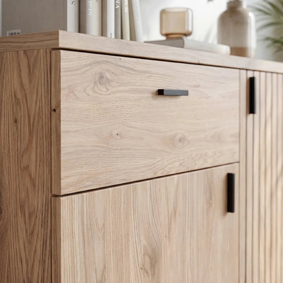 Verniq Sideboard Cabinet 100cm in Oak Natural, image 10