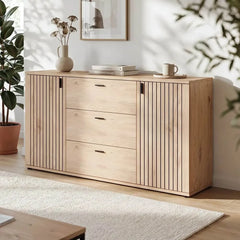 Verniq Sideboard Cabinet 160cm in Oak Natural