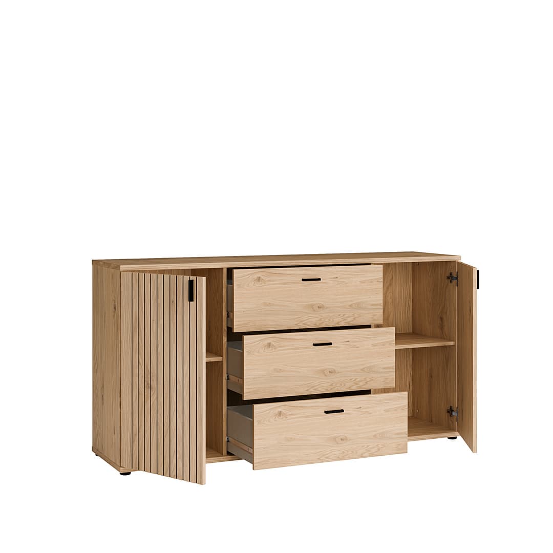 Verniq Sideboard Cabinet 160cm in Oak Natural, image 3