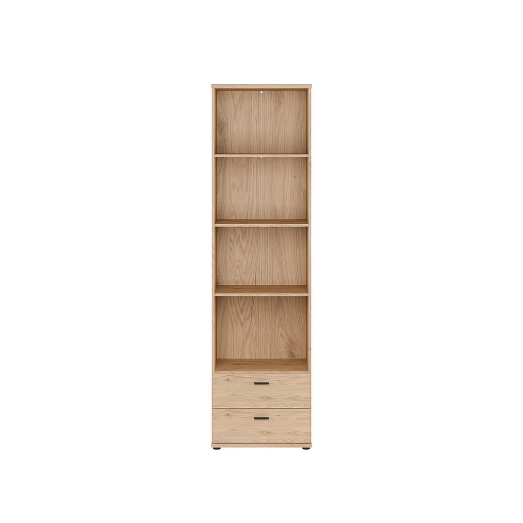Verniq Bookcase 55cm in Oak Natural, image 5