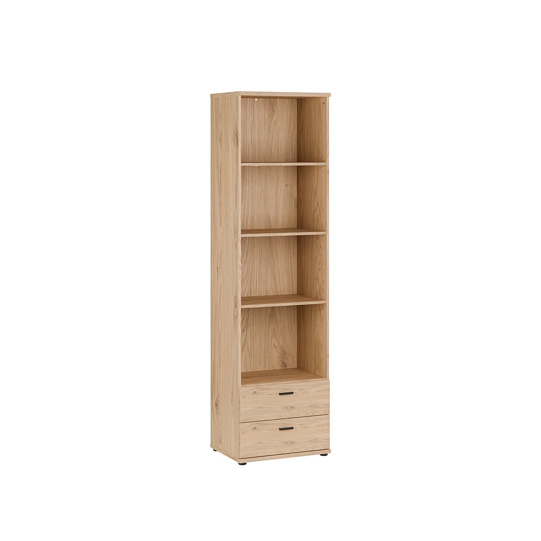 Verniq Bookcase 55cm in Oak Natural, image 3