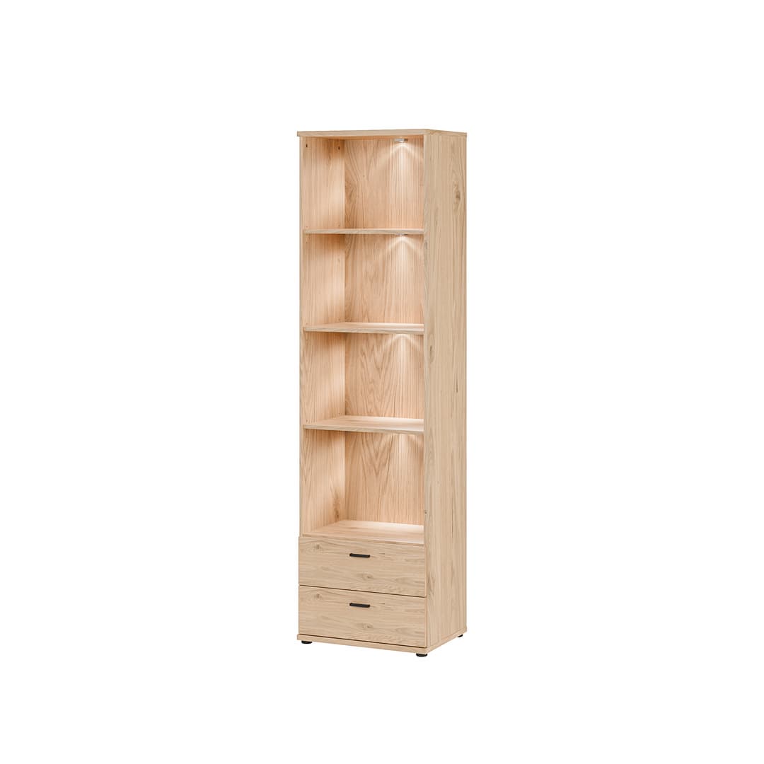 Verniq Bookcase 55cm in Oak Natural, image 10