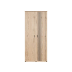 Verniq Hinged Door Wardrobe 90cm in Oak Natural, image 6