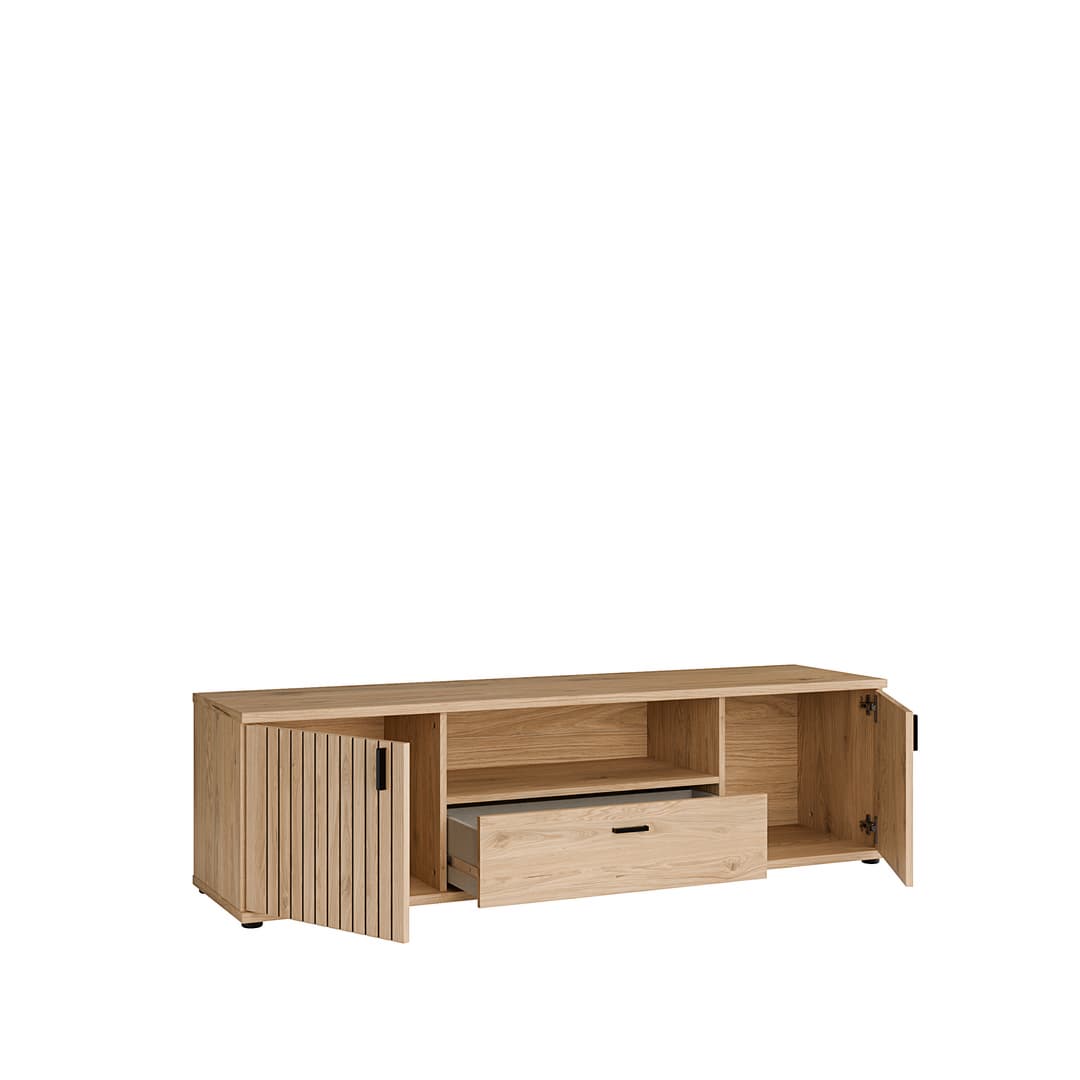 Verniq TV Cabinet 160cm in Oak Natural, image 4