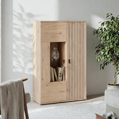 Verniq Display Cabinet 100cm in Oak Natural