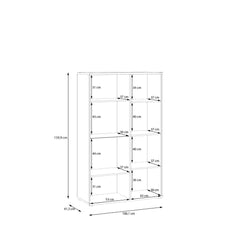 Verniq Display Cabinet 100cm in Oak Natural, image 13