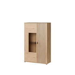 Verniq Display Cabinet 100cm in Oak Natural, image 10