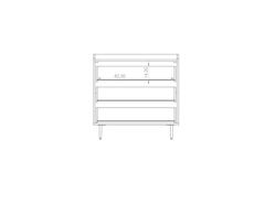 Vasina 02 Chest of Drawers 90cm