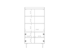 Vasina 06 Bookcase 80cm