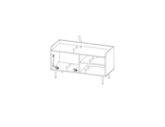 Vasina 07 TV Cabinet 100cm