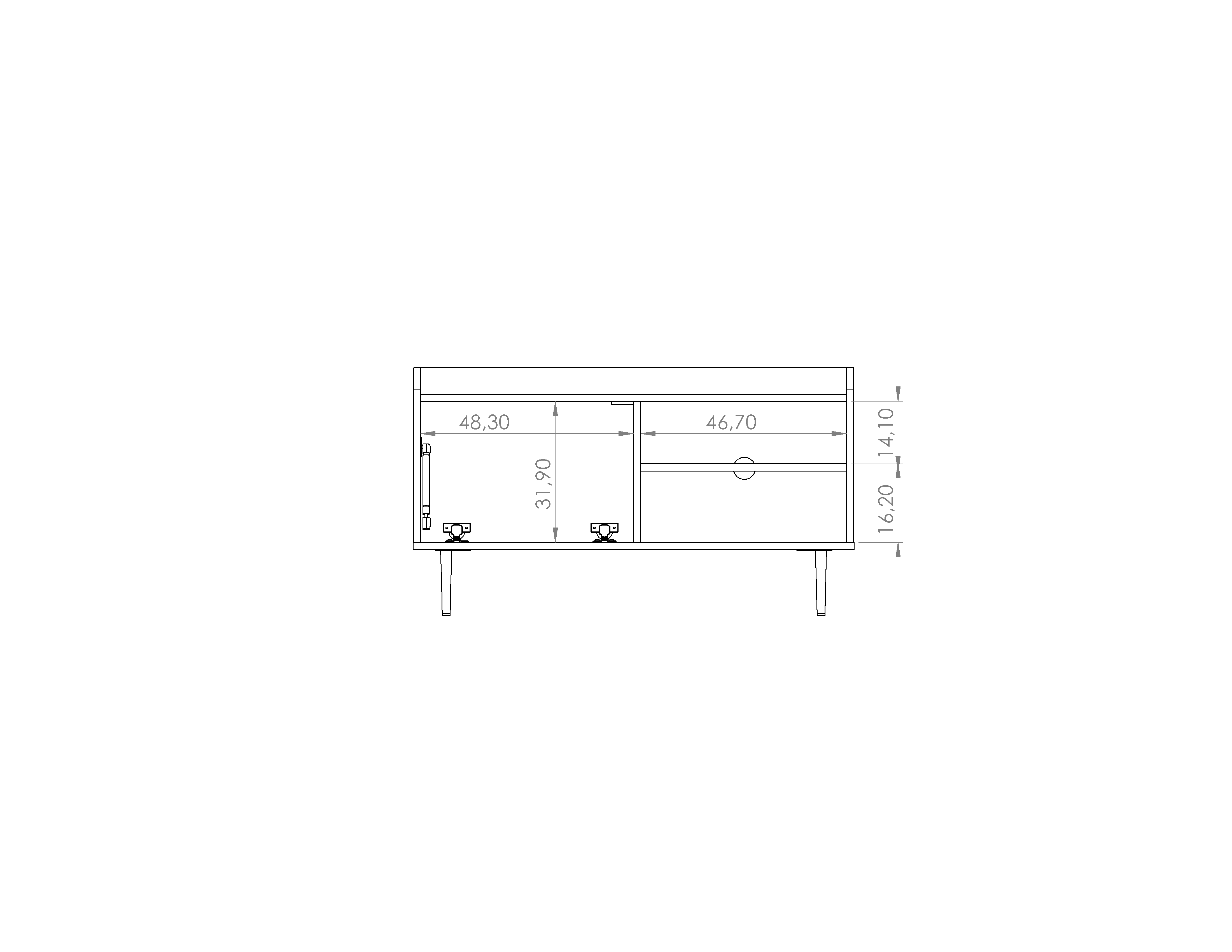 Vasina 07 TV Cabinet 100cm