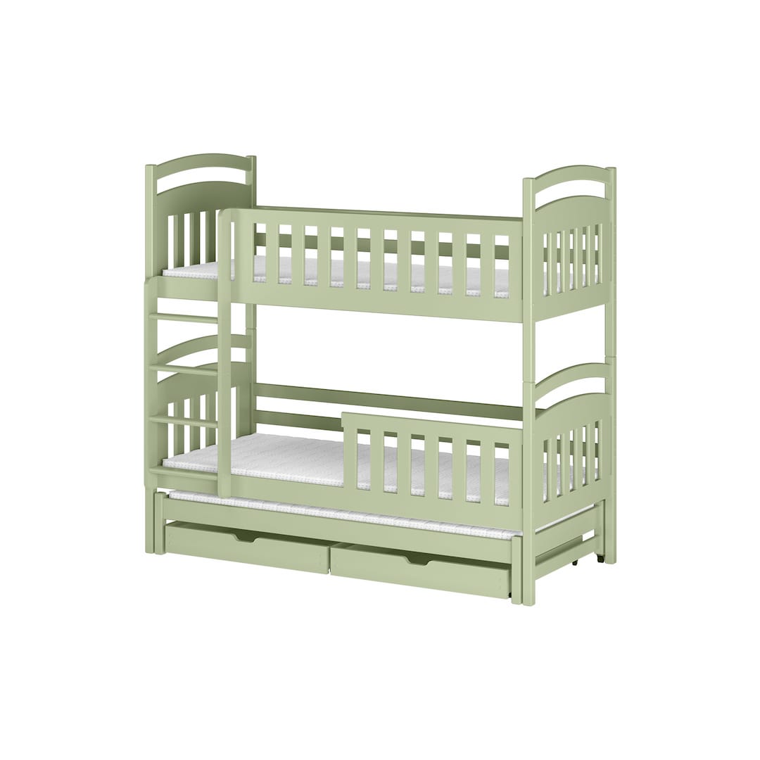 Viki Bunk Bed with Trundle and Storage