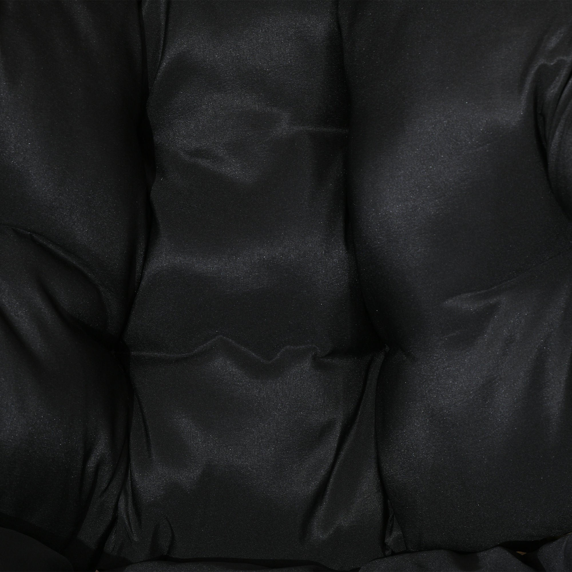 Outsunny String Rattan Egg Chair, with Padded Seat Cushion - Sand/Black