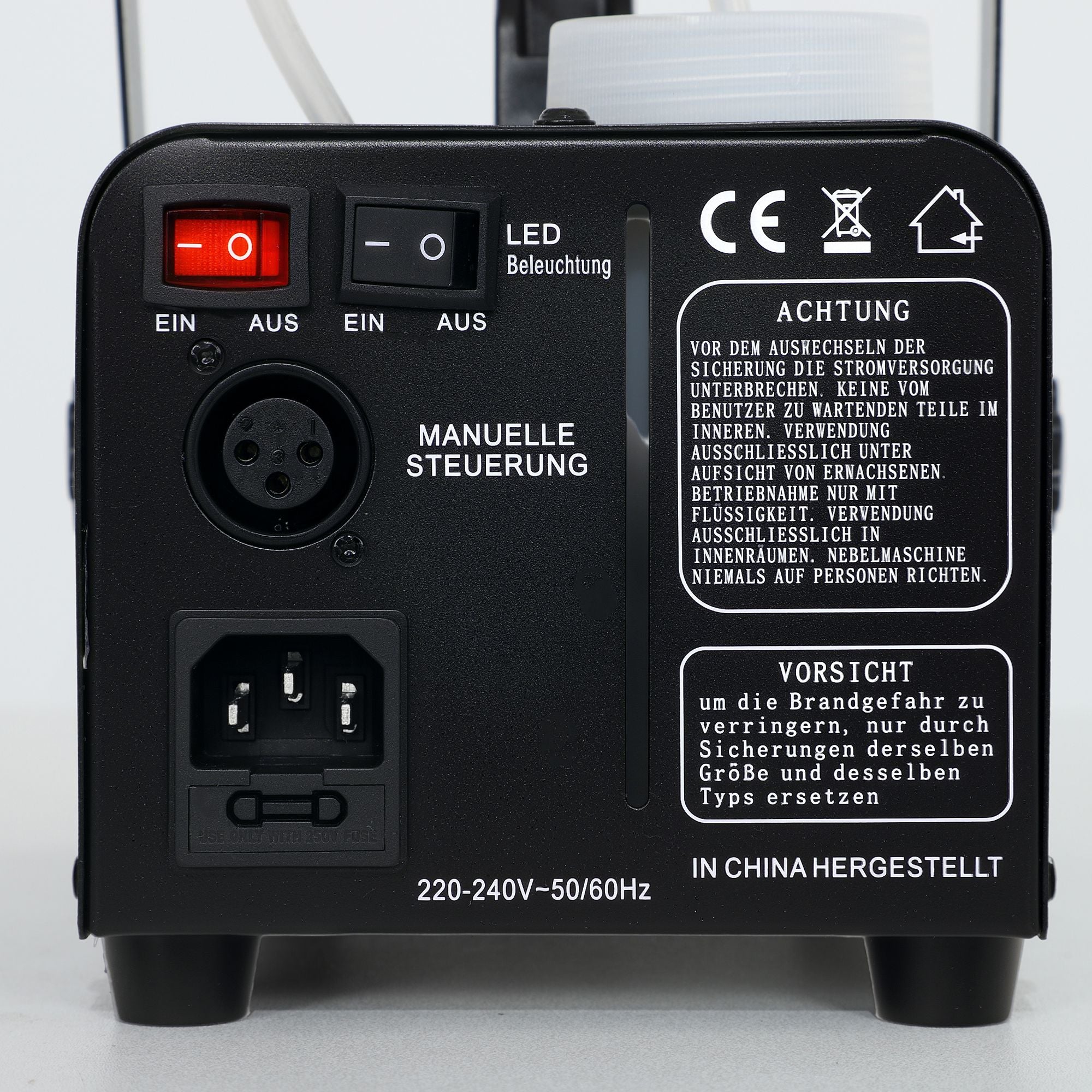 HOMCOM Halloween Smoke Machine with 3 RGB LED Lights and 4 Effects