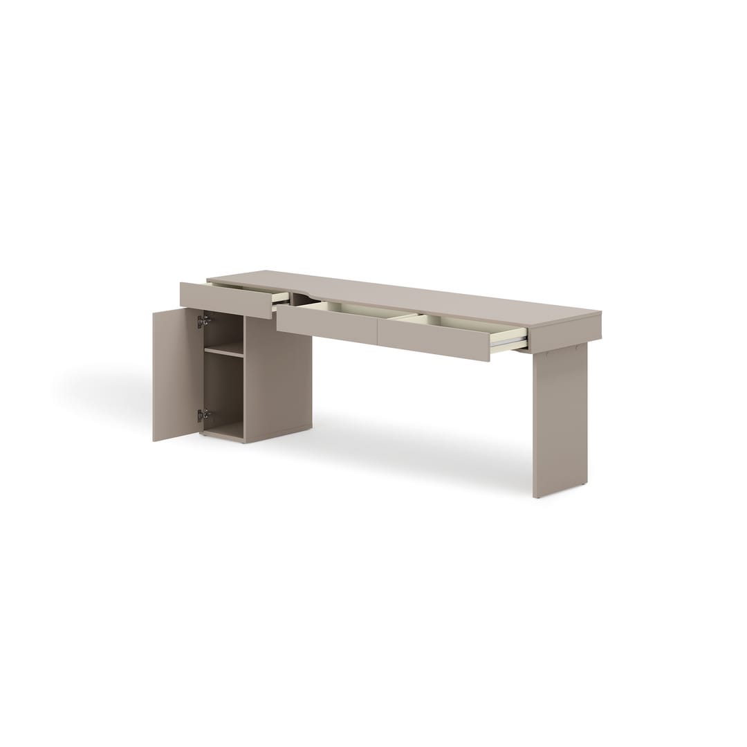 Woow Desk With Storage Container 211cm