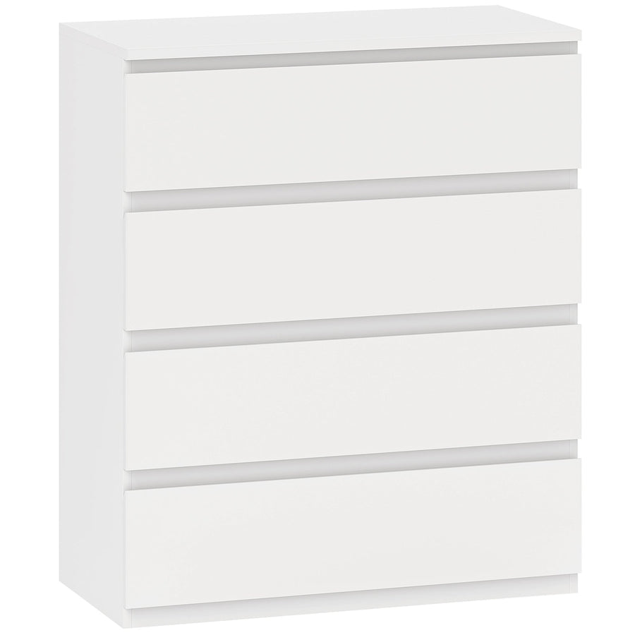 HOMCOM Chest of Four Drawers - White