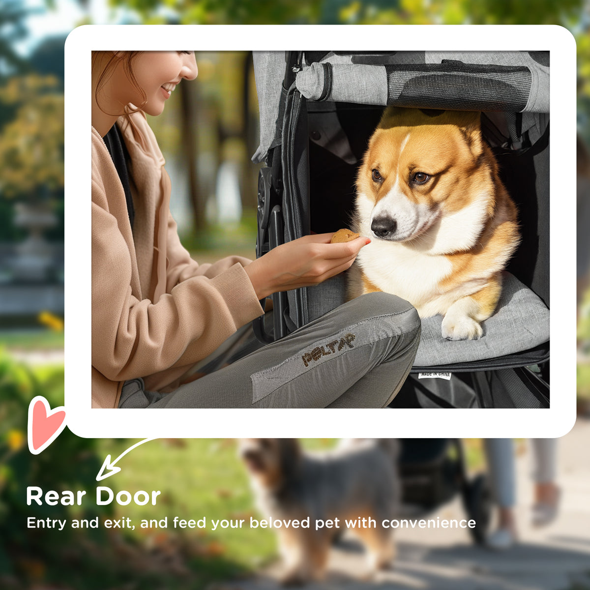 PawHut Dog Stroller Pram, image 8