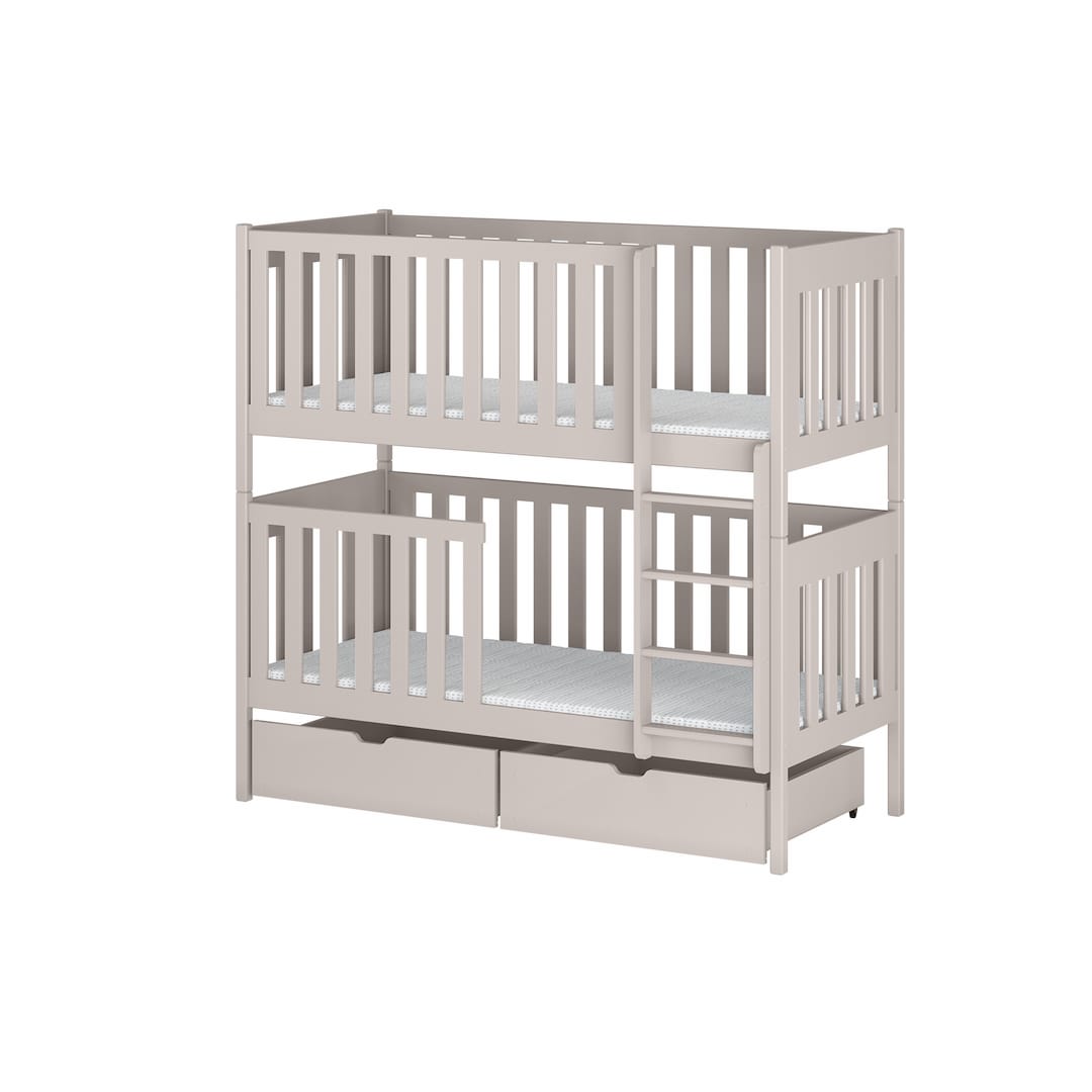 Wooden Bunk Bed David with Storage