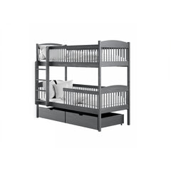 Wooden Bunk Bed Luna With Storage