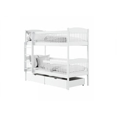 Wooden Bunk Bed Luna With Storage