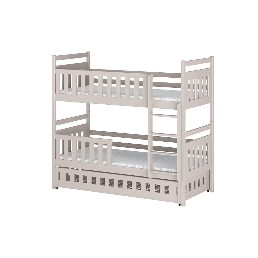 Wooden Bunk Bed Olivia With Trundle