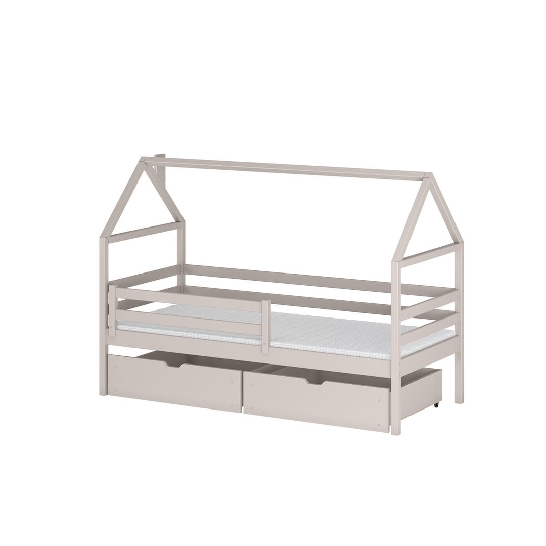 Wooden Single Bed Aaron With Storage