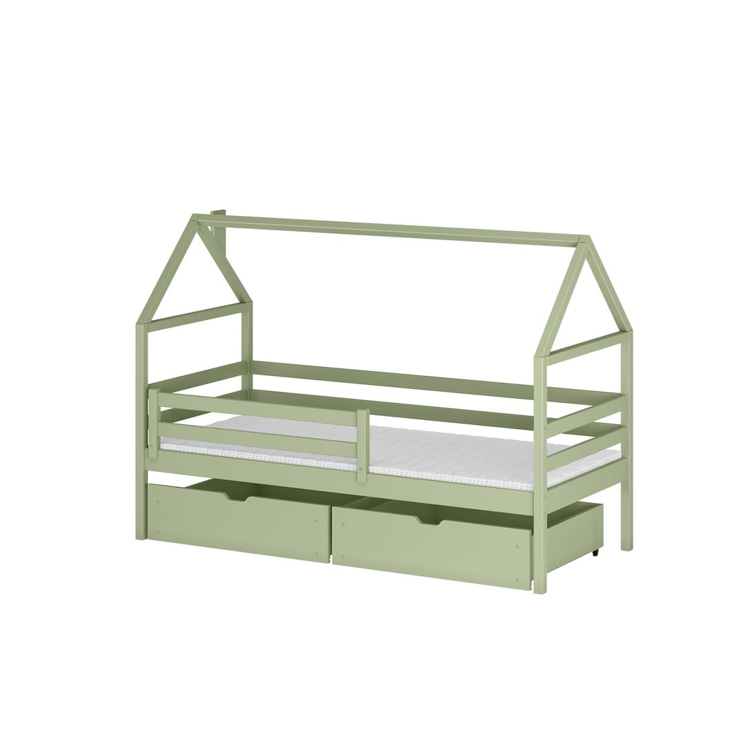 Wooden Single Bed Aaron With Storage
