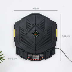 HOMCOM Dart Board Set, Electronic Dartboard with LED Digital Score Display, Soft Tip Darts, 27 Games, Speaker Sound