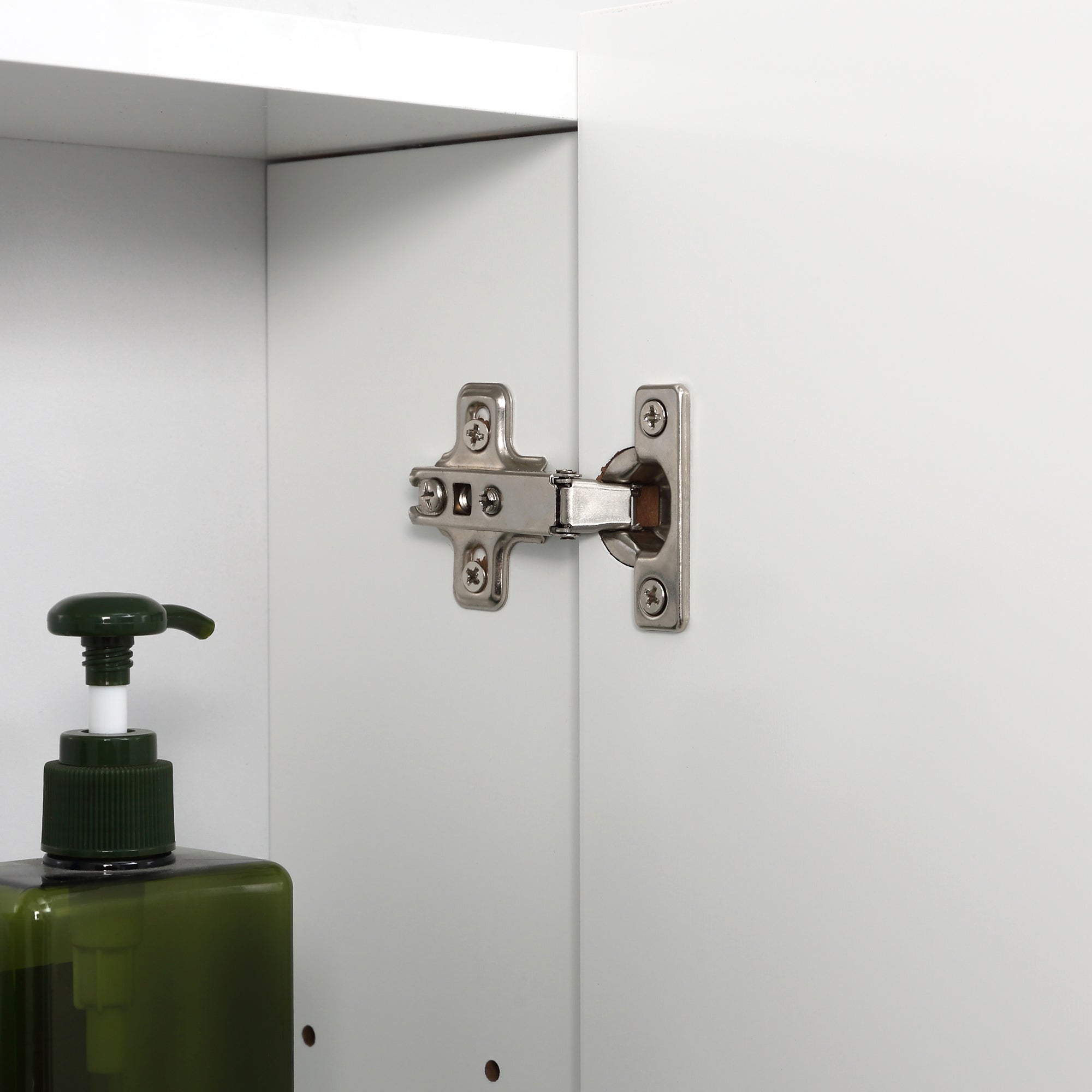 kleankin Wall Mounted Mirror Cabinet - White