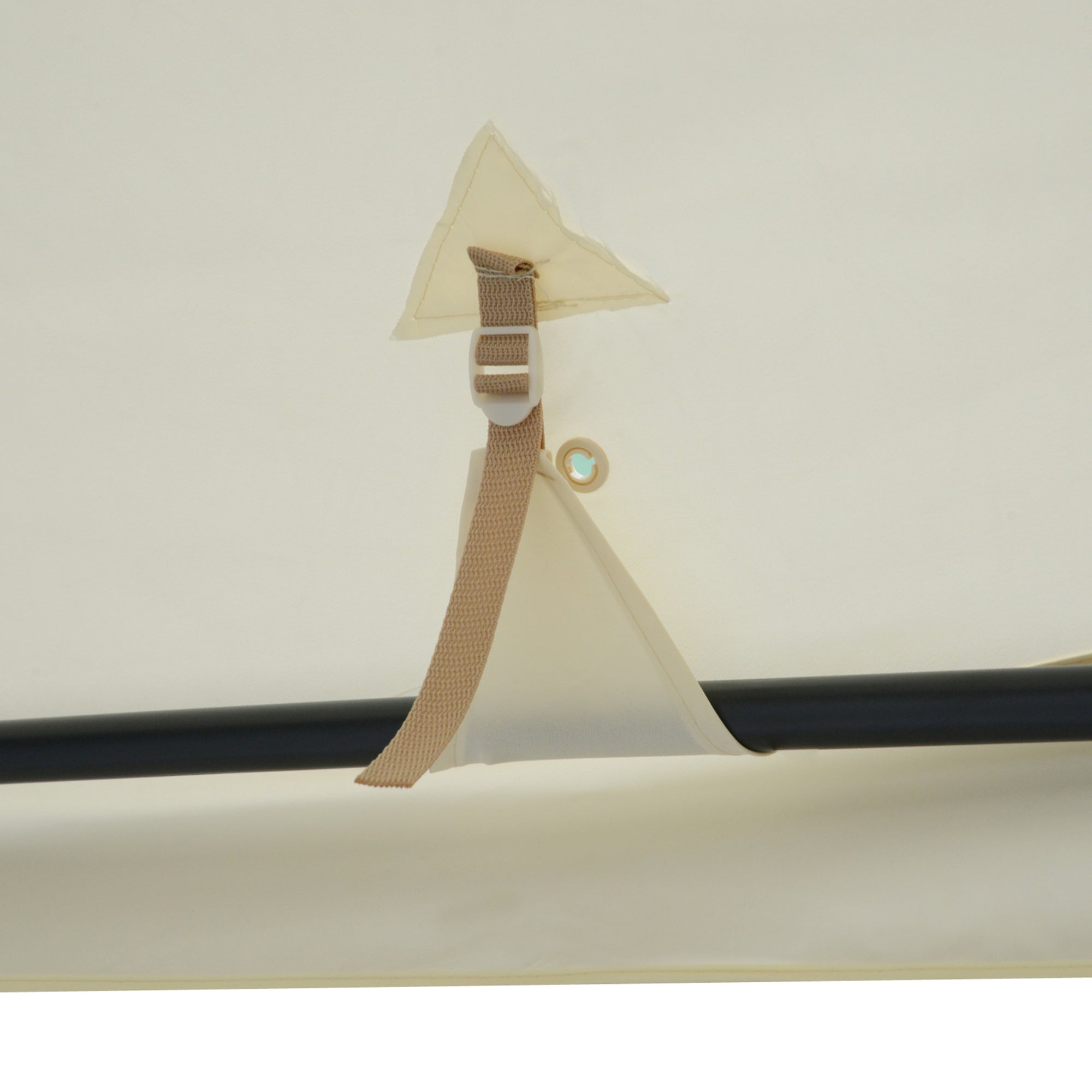 Outsunny 3 x 3 m Metal Gazebo, Garden Pavillion, Double√Ç Roof Outdoor Canopy Shelter with Mesh Sidewalls, Cream White