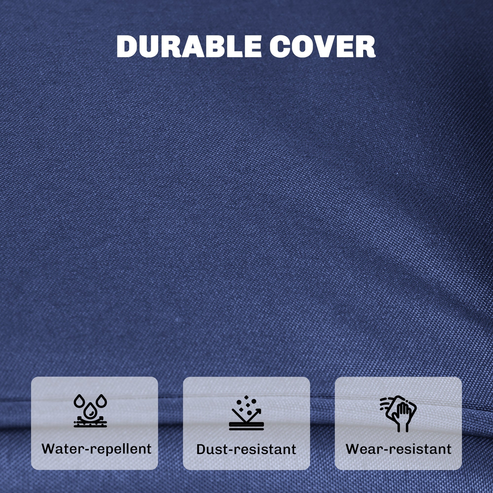 Outsunny 14-piece Dining Set Cushions - Dark Blue