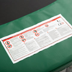 HOMCOM Trampoline Safety Pad, 8 ft-Green